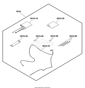 6840-00 - Oil Sump Warmer / Oil Sump Warmer Diagram and Parts List for 040782-00  Briggs and Stratton Generator